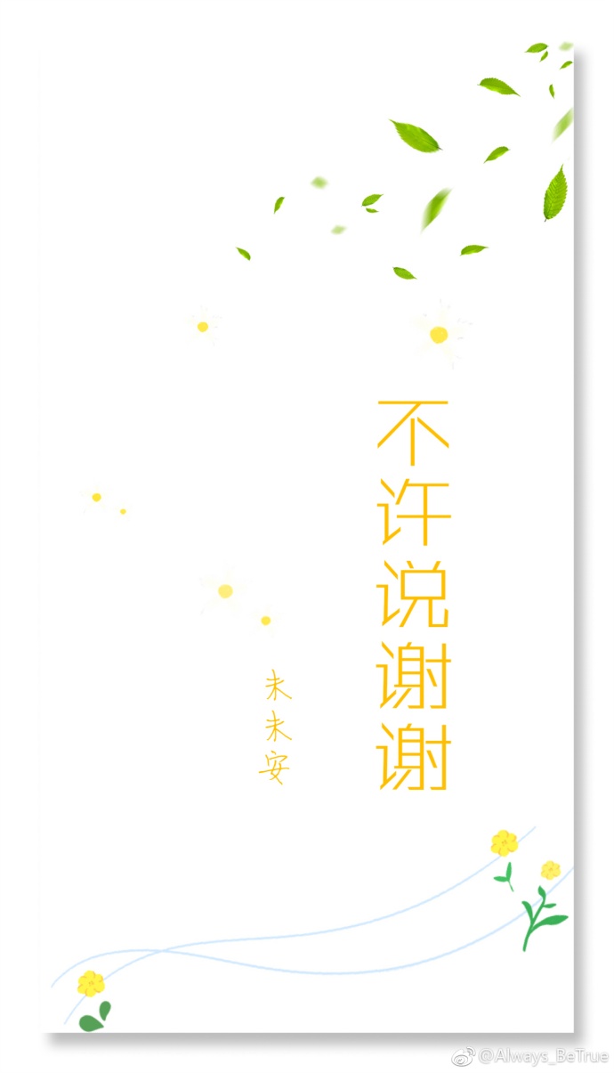 不许说谢谢封面