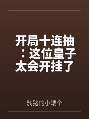 开局十连抽小说封面