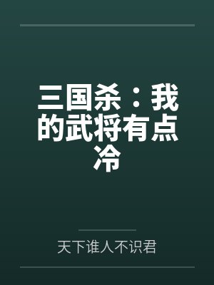 三国杀：我的武将有点冷封面