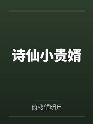 诗仙小贵婿封面