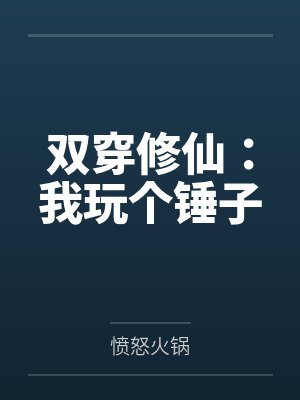 双穿修仙：我玩个锤子封面