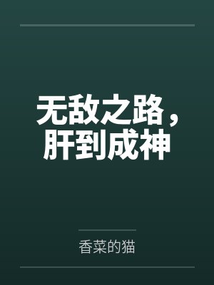 无敌之路，肝到成神封面