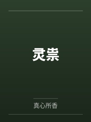 灵祟封面