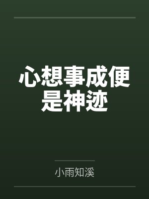 心想事成便是神迹封面