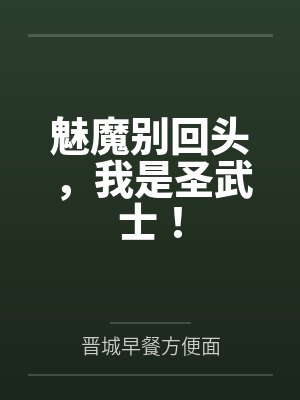 魅魔别回头，我是圣武士！封面