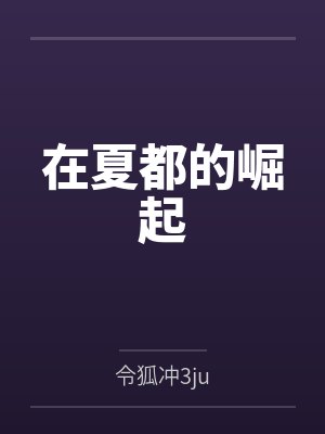在夏都的崛起封面