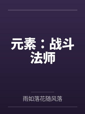 元素：战斗法师封面