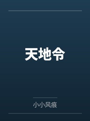 天地令封面