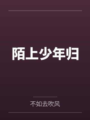 陌上少年归封面