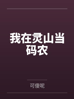 我在灵山当码农封面