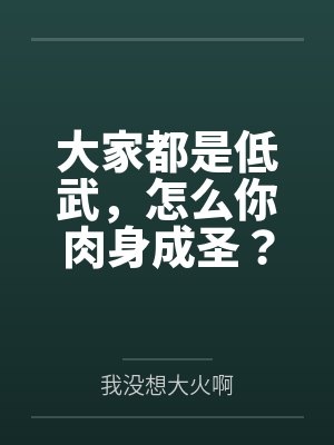 大家都是低武，怎么你肉身成圣？封面