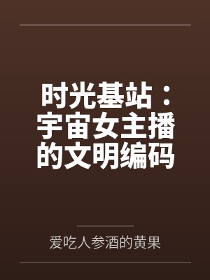 时光基站：宇宙女主播的文明编码封面