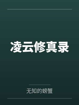 凌云修真录封面