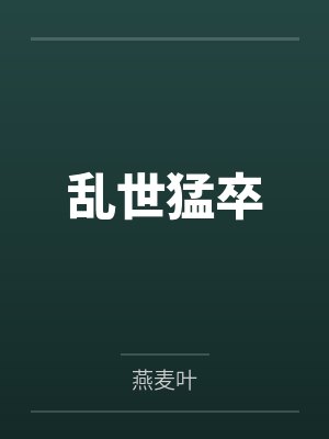 乱世猛卒封面