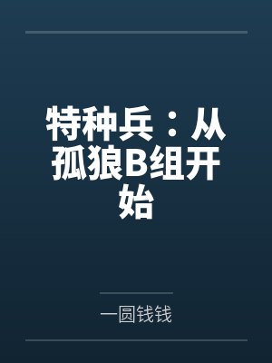 特种兵：从孤狼B组开始封面
