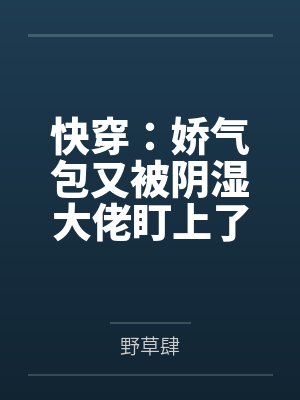 快穿:娇气包又被阴湿大佬盯上了封面