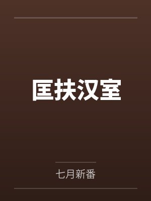 匡扶汉室封面