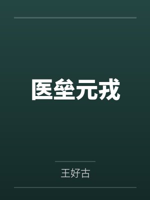 医垒元戎封面