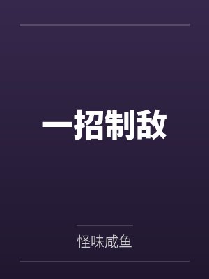 一招制敌封面