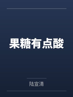 果糖有点酸封面