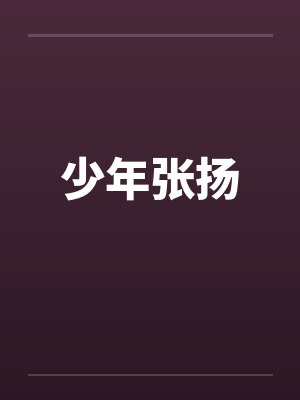 少年张扬封面