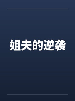 姐夫的逆袭封面
