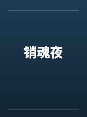 销魂夜封面
