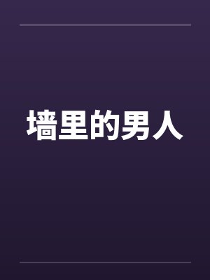 墙里的男人封面