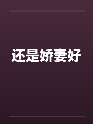 还是娇妻好封面