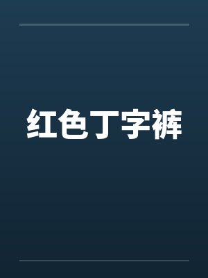 红色丁字裤封面