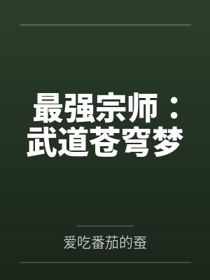 最强宗师：武道苍穹梦封面
