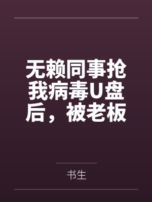 无赖同事抢我病毒U盘后，被老板索赔千万封面