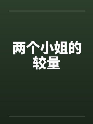 两个小姐的较量封面