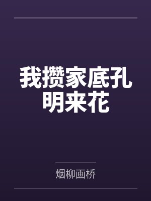 我攒家底孔明来花封面