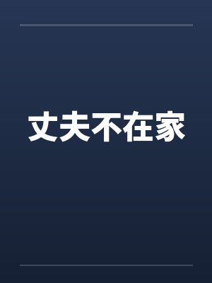 丈夫不在家封面