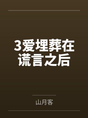 3爱埋葬在谎言之后封面