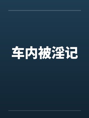 车内被淫记封面