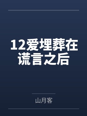 12爱埋葬在谎言之后封面