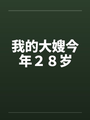 我的大嫂今年２８岁封面