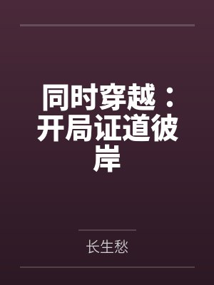同时穿越：开局证道彼岸封面