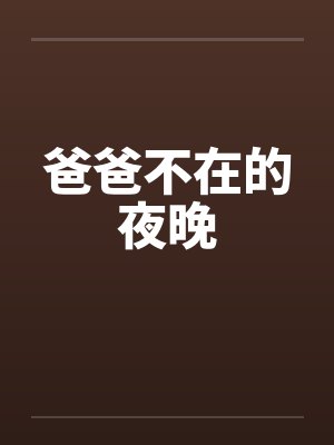 爸爸不在的夜晚封面