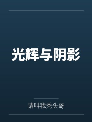 光辉与阴影封面