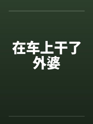 在车上干了外婆封面