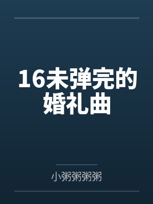 16未弹完的婚礼曲封面